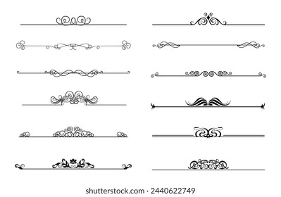 Flourishes, Ornaments and Dividers Vector