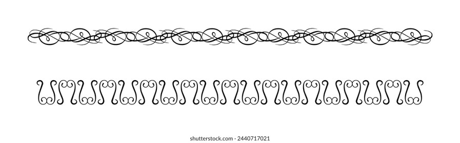 Flourishes Ornaments and Frames Border Vector