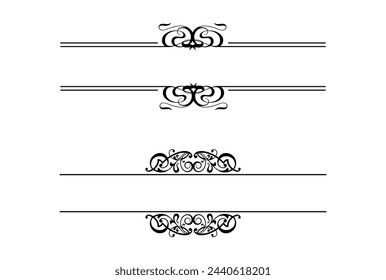 Flourishes, Ornaments and Frames Vector
