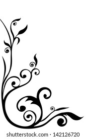 Flourishes and swirls design