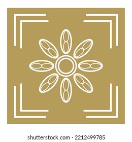 Flourishes Victorian Ornaments logo vector design