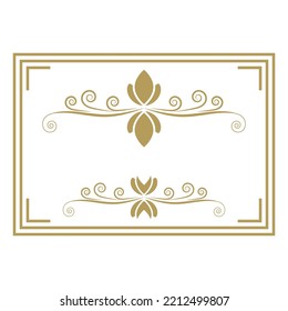 Flourishes Victorian Ornaments logo vector design