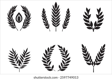 Flourishing Wheat Ears Vector Pack