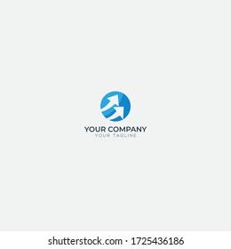 flow arrow finance increase logo global