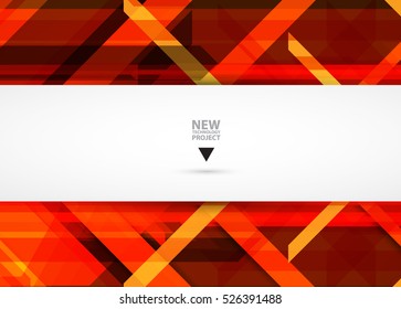 Flow of arrows. Imagination of business or technology process. Vector futuristic  background with great idea for presentation