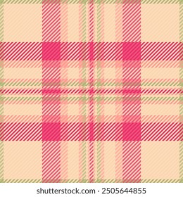 Flow background plaid seamless, mid tartan texture check. Variation vector pattern fabric textile in red and orange colors palette.