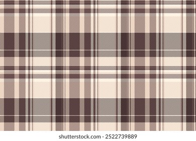 Flow background seamless tartan, uniform check fabric vector. Print texture textile plaid pattern in light and dark colors palette.