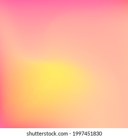 Flow Bright Yellow Vibrant Curve Swirl Gradient Mesh. Pink Warm Peach Neon Fluid Gradient Backdrop. Red Pastel Sunrise Sunset Blurred Texture. Trendy Orange Watercolor Color Liquid Wallpaper.