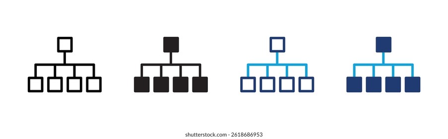 Flow Chart Icon Element For Design