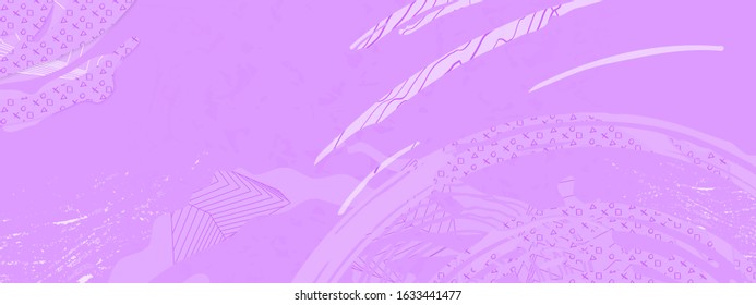 Flow of colorful splashes textured by waves, linear polygonal layers, handmade patterns and textures. Trendy material cartoon paper cut outs shapes, Coral tones, Liquid concept