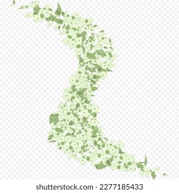 Flow Currency Vector Transparent Background. Flying Confetti Brochure. Cartoon Green Money Card. Monetary Jackpot Rich Certificate.