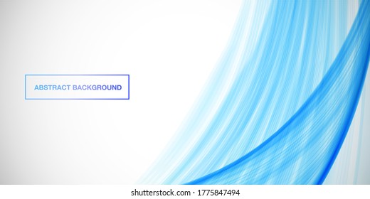 Flow curve background design, template, illustration to feel flow and swell, beautiful line, refreshing image