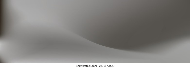 Flow Curve Cloud Liquid Monochrom Wavy Smooth Surface. Blurry Sky Cloudy Smoke Metal Silver Wallpaper. Water Gray Weather Smog Grey Gradient Mesh. Light Fluid Smooth Pastel White Gradient Background.