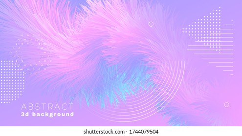  Flow Dynamic Concept. Color Geometric Banner. Vibrant Template. Pink Abstracts Design.