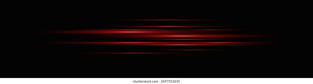 Flow effect background, horizontal speed lines, glowing neon rays, gradient transparent texture