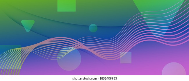 Flow Geometric Abstract. Curve Gradient Line Background. Colorful Digital Poster. Modern Futuristic Website. Geometric Abstract. Fluid Concept. 3d Brochure. Color Geometric Abstract.