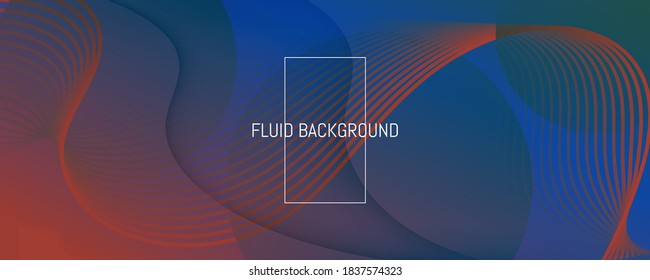 Flow Geometric Abstract. Vector Dynamic Lines Movement. Green Digital Texture. Graphic Gradient Magazine. Fluid Elements. 3d Color Background. Futuristic Geometric Abstract. Curve Shapes.
