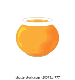 The flow of honey from the honeycomb with bees and different liquid flow.vector illustration and icon.