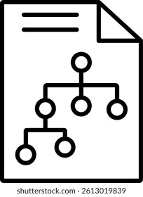 Flow Line Vector Icon Design