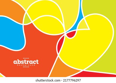 la ondulación de la línea de flujo y la curva en azul y amarillo anaranjado se pueden utilizar para publicidad cartel folleto página web plantilla presentación de productos paquete de diseño de vectores.