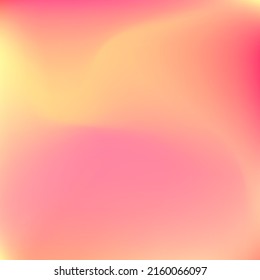 Flow Liquid Curve Red Smooth Surface. Peach Fluid Pink Trendy Color Gradient Background. Neon Orange Pastel Yellow Vibrant Swirl Gradient Mesh. Warm Watercolor Sunrise Bright Sunset Background.