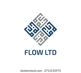 FLOW LTD logo can be use for any Corporate brand