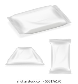 Flow Pack Isolated Icon Set Realistic 3d Design Template Vector Illustration