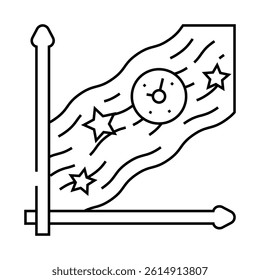 flow state time management line icon vector. flow state time management sign. isolated contour symbol black illustration