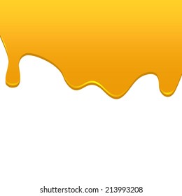 Flow of sweet honey drips