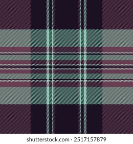 Flow texture background seamless, stage textile fabric plaid. Mother vector pattern tartan check in black and pink colors palette.