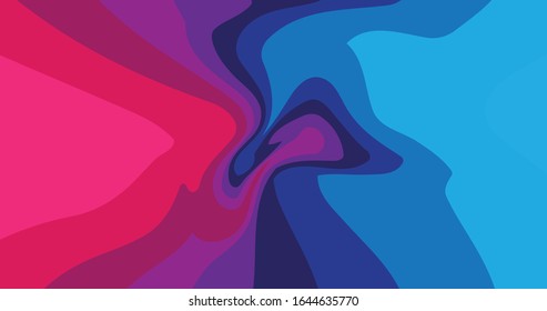 Flow of two colliding colors