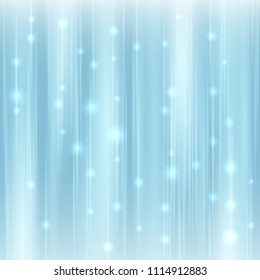 Flow water with sparkles. Abstract background of waterfall. Vector texture of nature surface