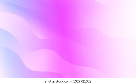 Flow wave shapes composition. Colorful waves, smooth shapes. Warm colors. Vector illustration. Gradient.