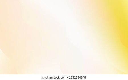 Flow wave shapes composition. Colorful waves, smooth shapes. Warm colors. Vector illustration. Gradient.