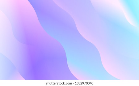 Flow wave shapes composition. Colorful waves, smooth shapes. Warm colors. Vector illustration. Gradient.