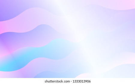 Flow wave shapes composition. Colorful waves, smooth shapes. Warm colors. Vector illustration. Gradient.