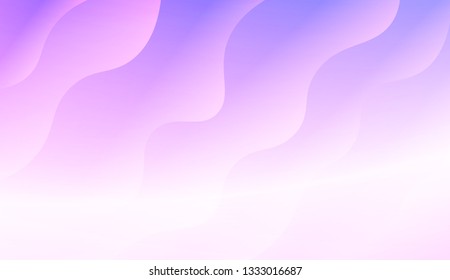 Flow wave shapes composition. Colorful waves, smooth shapes. Warm colors. Vector illustration. Gradient.