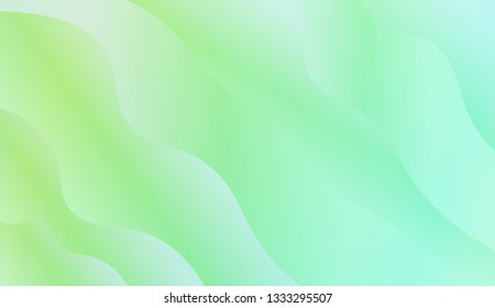 Flow wave shapes composition. Colorful waves, smooth shapes. Warm colors. Vector illustration. Gradient.