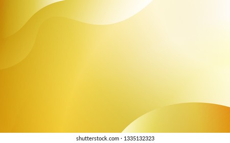 Flow wave shapes composition. Colorful waves, smooth shapes. Warm colors. Vector illustration. Gradient.
