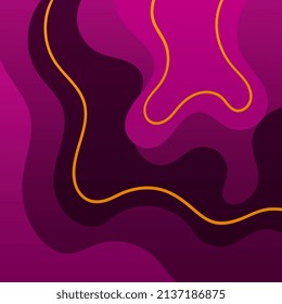 día de bienvenida con ola de flujo, elegante fondo de tres dimensiones. fondo de pantalla de ilustración vectorial