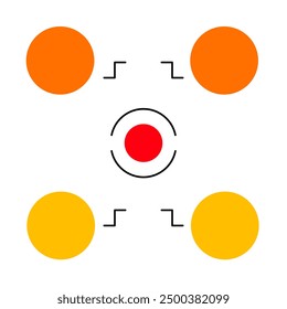 Flowchart diagram presentation template designs