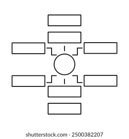 Flowchart diagram presentation template designs