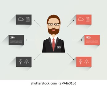 Flowchart diagram, scheme. Infographic element.