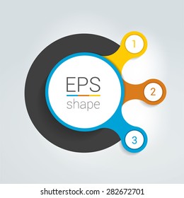 Flowchart diagram, scheme. Infographic element.