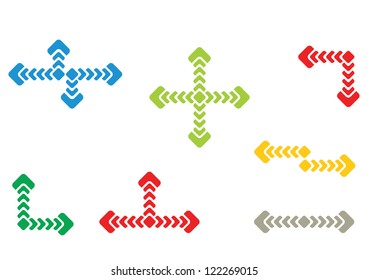 Flowchart element - abstract illustration with background
