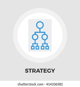 Flowchart icon vector. Flat icon isolated on the white background. Editable EPS file. Vector illustration.