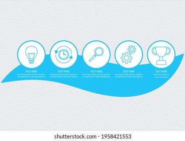Flowchart - Infographic icons template