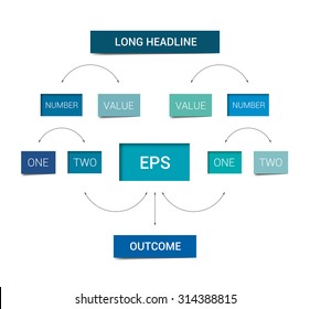 Flowchart scheme. Infographics chart element. Simply flat design.