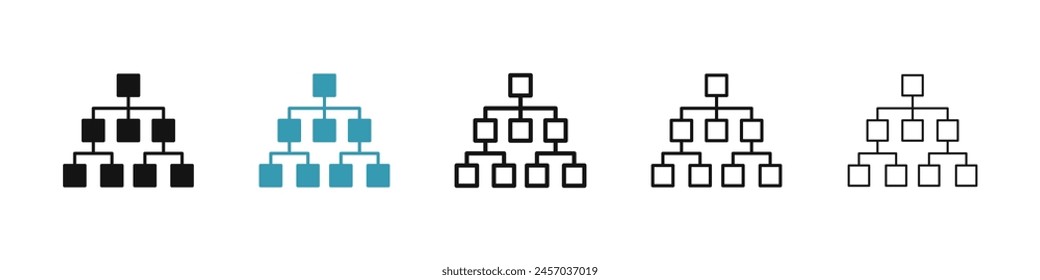 Flowchart Symbol Set for Process Visualization for UI Designs