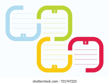 Flowchart template - abstract illustration with copy paste area. Ideal for your presentation.